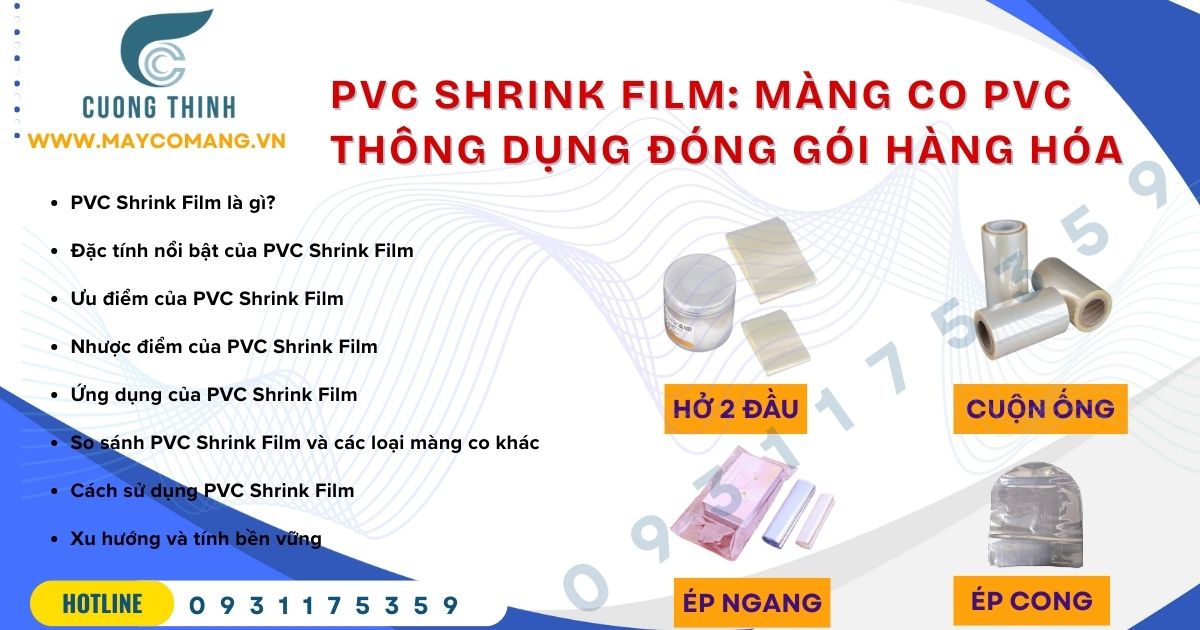 PVC Shrink FIlm - Màng co PVC thông dụng