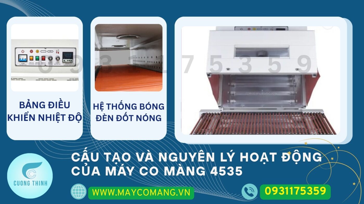 Cấu tạo và nguyên lý hoạt động của máy co màng 