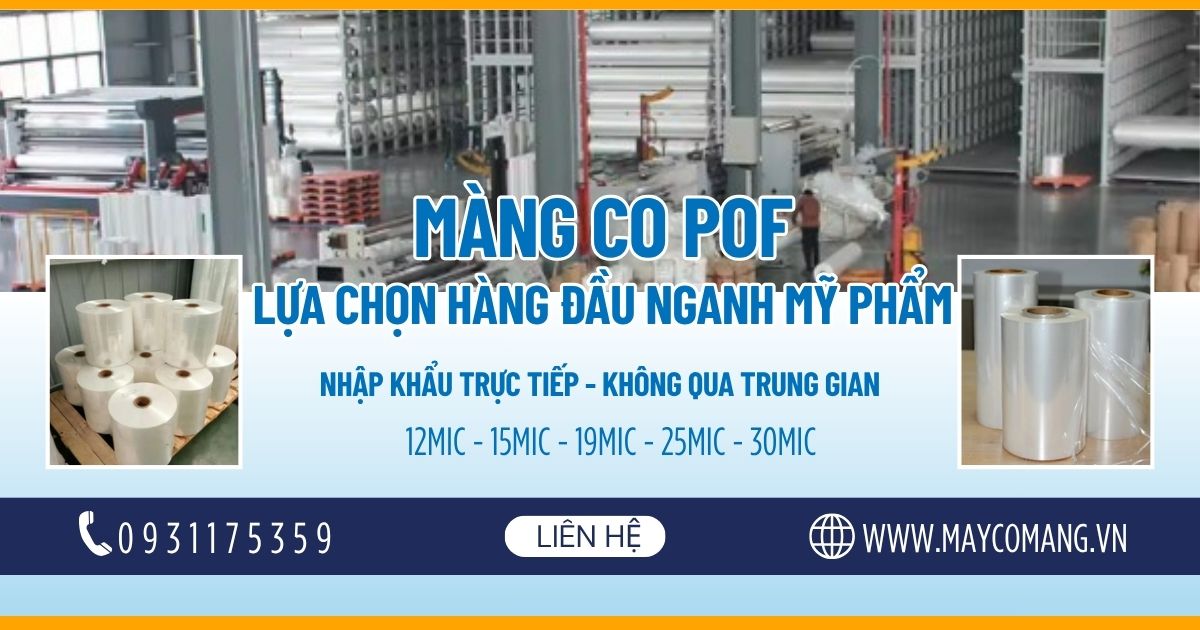 Màng POF - Lựa chọn hàng đầu cho ngành mỹ phẩm