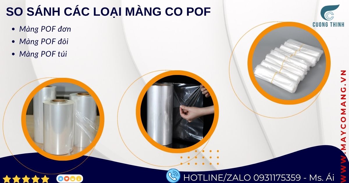 So sánh các loại màng co POF