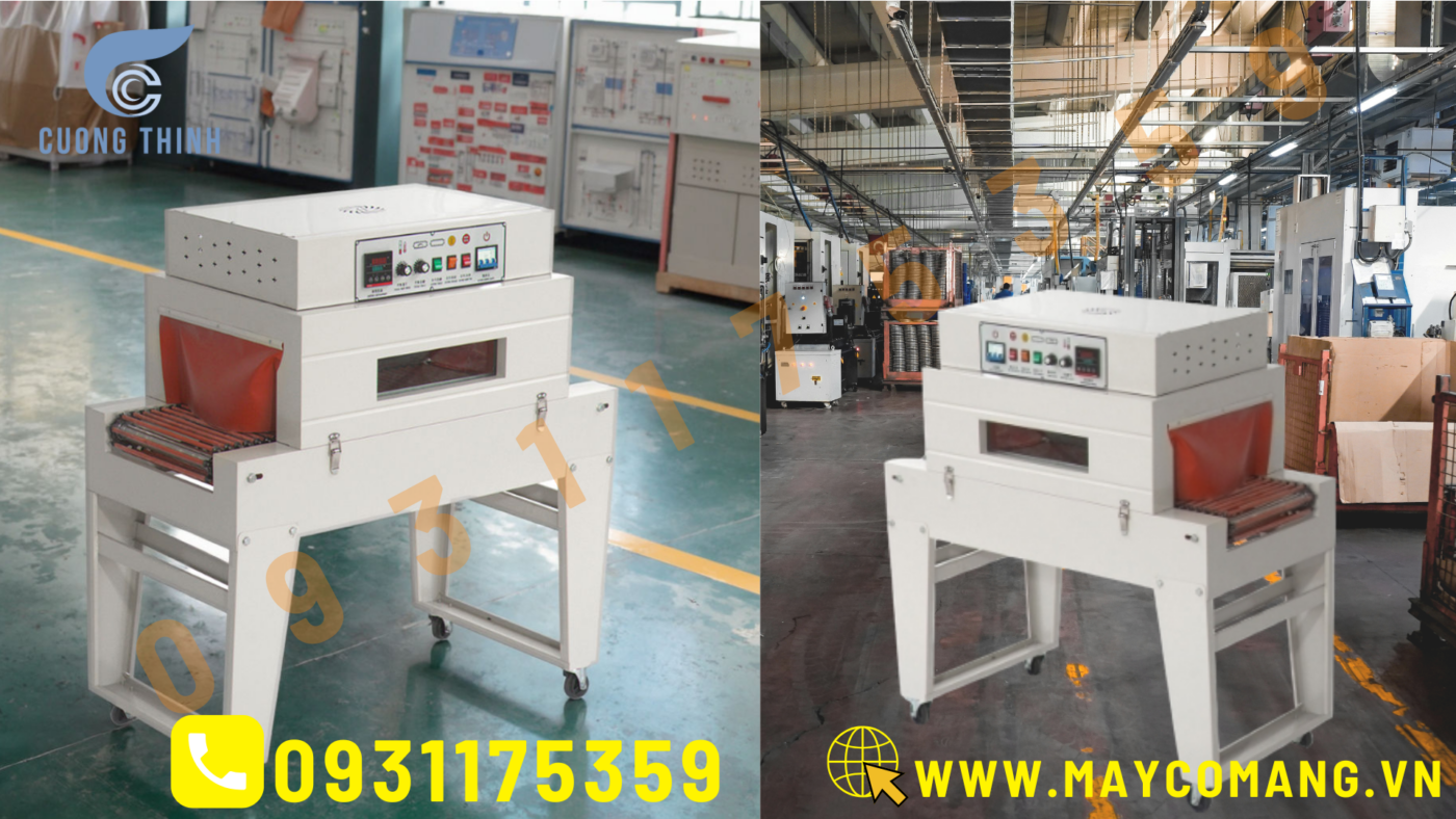 Máy co màng BS4020 chân cao - đũa - lưới