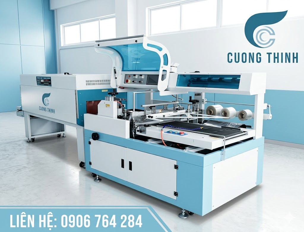 máy co màng tự động không giới hạn chiều dài