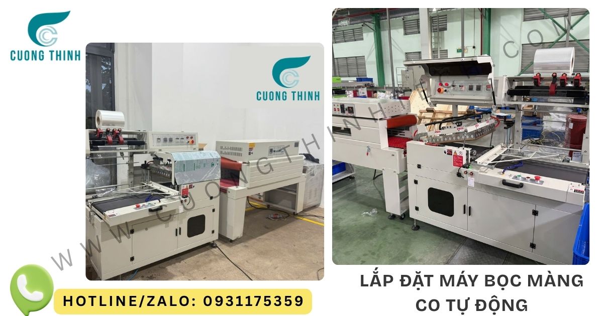 Các loại máy bọc màng co tự động