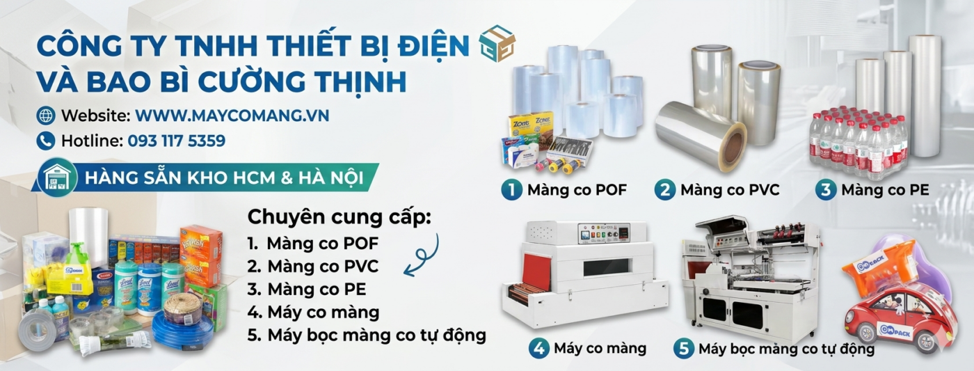 Cường Thinh chuyên cung cấp màng co POF, PVC, PE