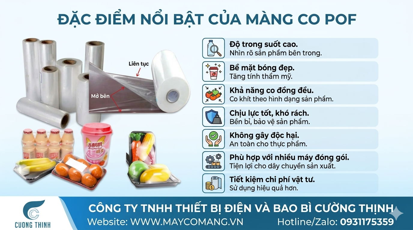 Đặc điểm nổi bật của màng co POF