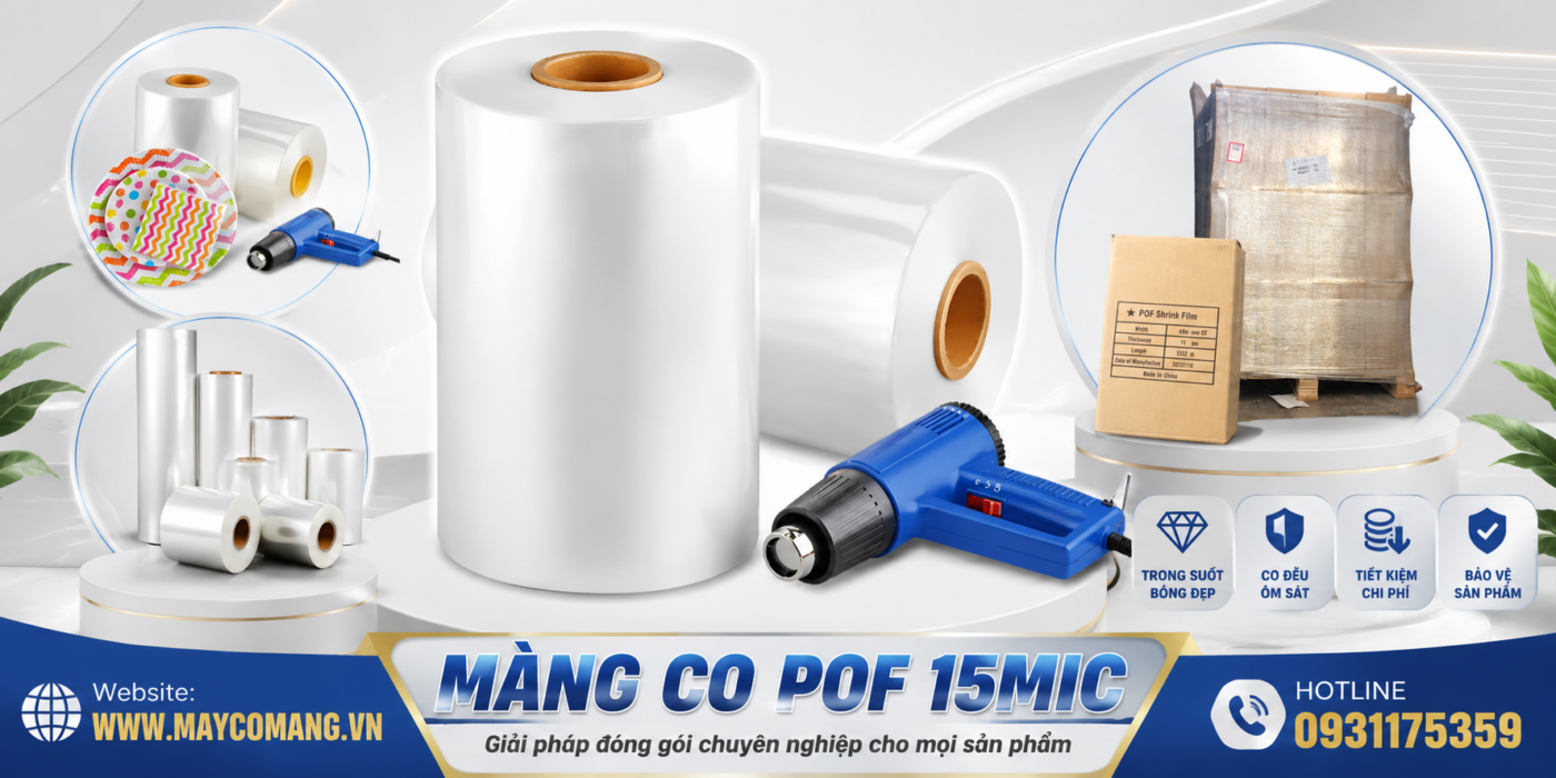 Màng co POf 15mic sẵn kho HCM & Hà Nội