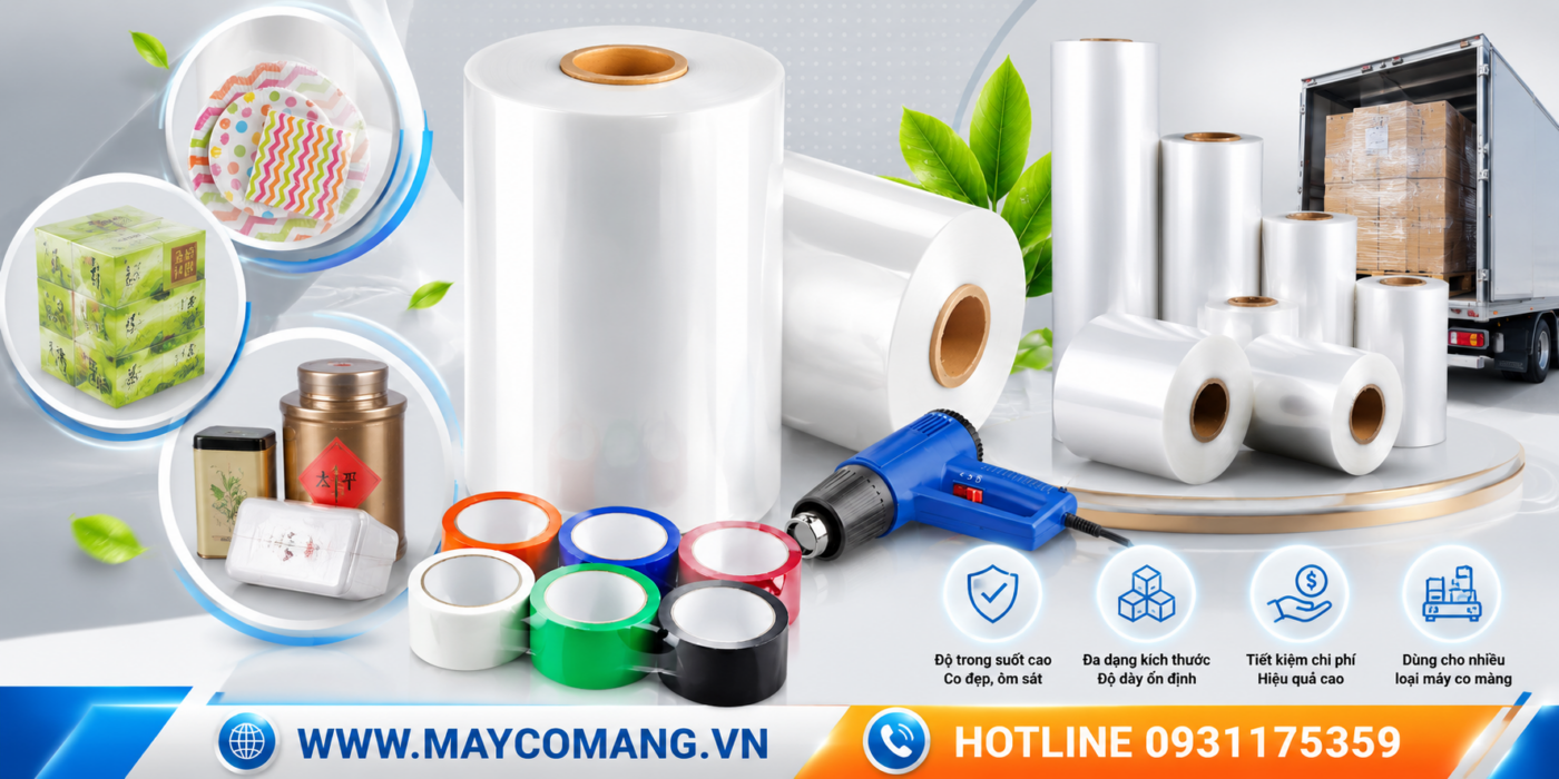 Màng co POF 15mic nhập khẩu