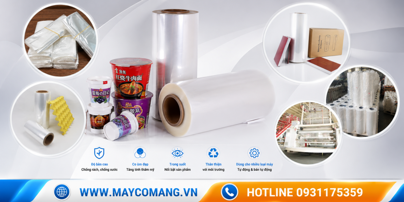 Cường Thịnh cung cấp màng co POF chất lượng