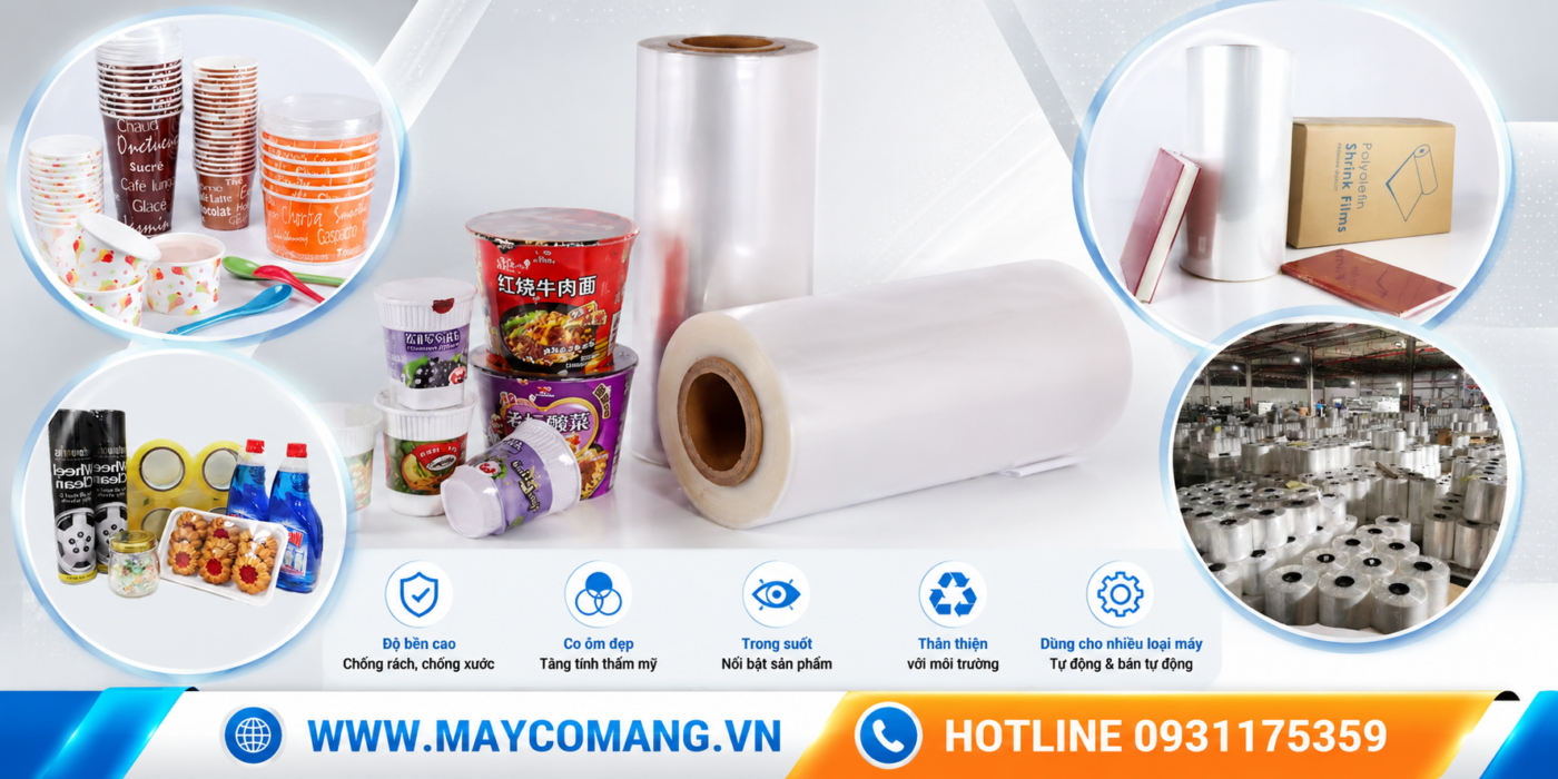 Ứng dụng màng co POF 19mic