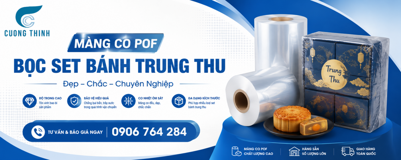 màng co túi pof bọc bánh trung thu